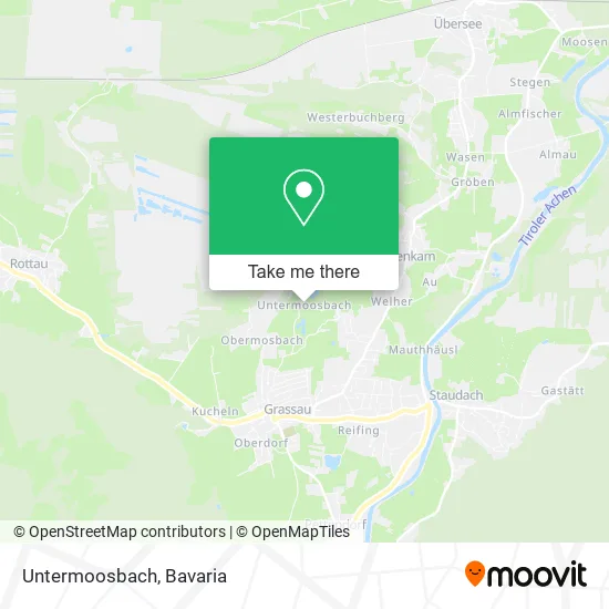 Карта Untermoosbach