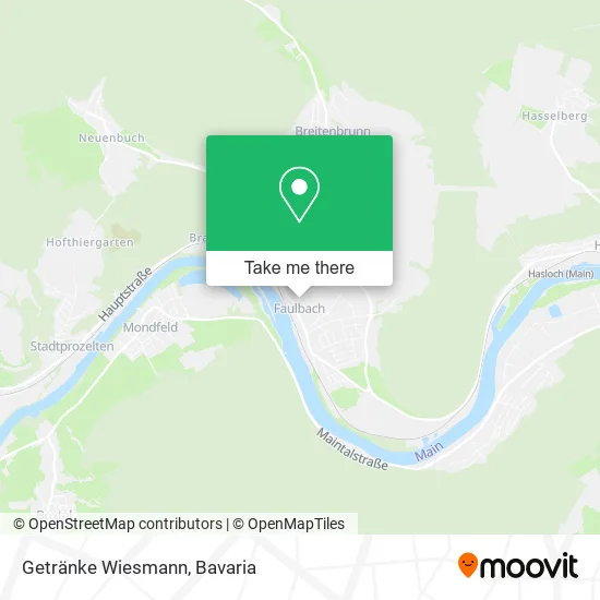 Карта Getränke Wiesmann