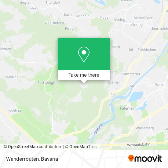 Карта Wanderrouten