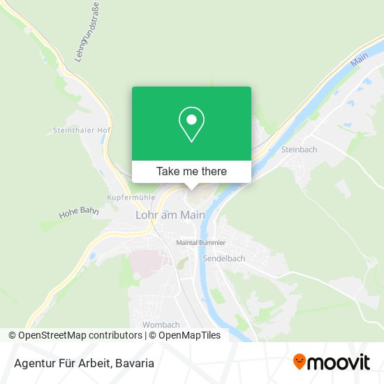 Agentur Für Arbeit map