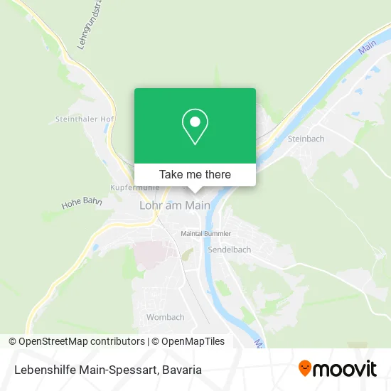 Карта Lebenshilfe Main-Spessart