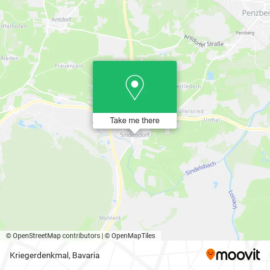 Карта Kriegerdenkmal