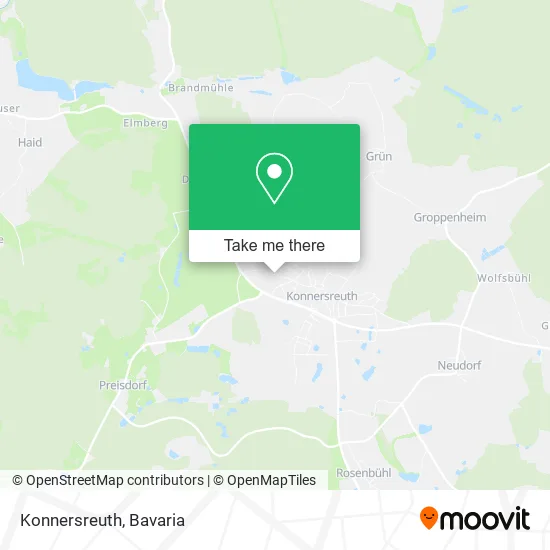 Карта Konnersreuth