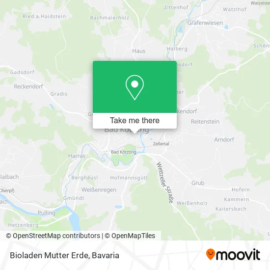 Карта Bioladen Mutter Erde