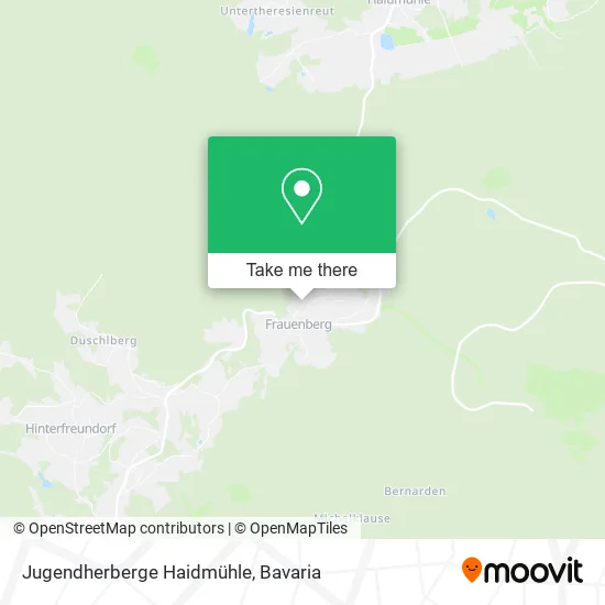 Карта Jugendherberge Haidmühle