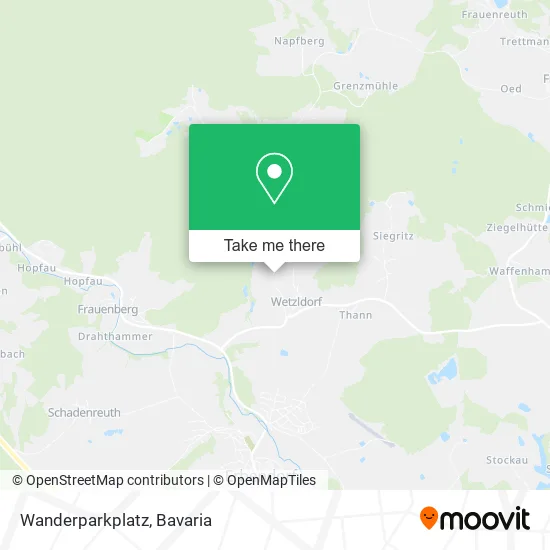 Карта Wanderparkplatz