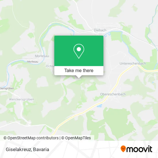Giselakreuz map