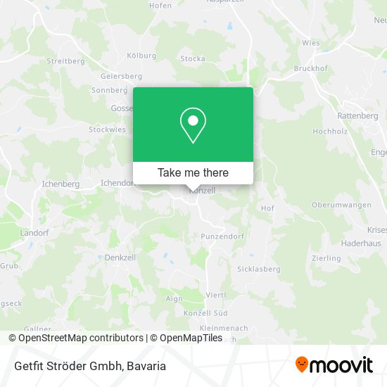 Getfit Ströder Gmbh map