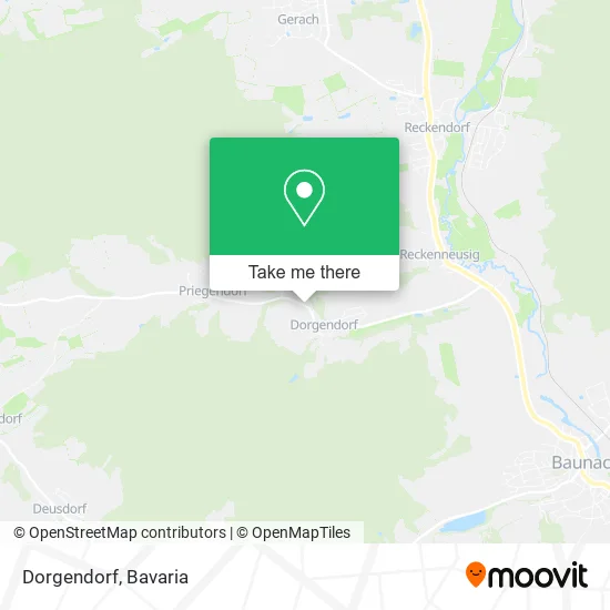 Dorgendorf map