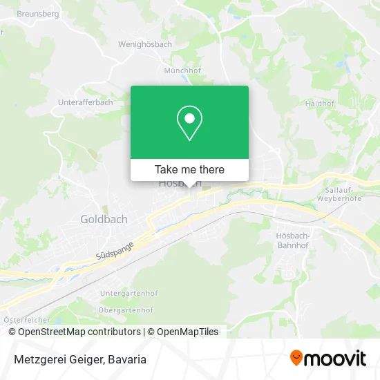 Карта Metzgerei Geiger