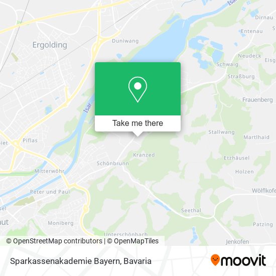 Sparkassenakademie Bayern map