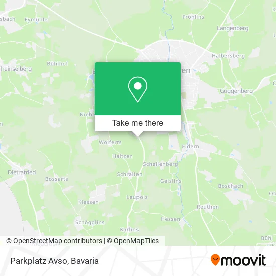 Карта Parkplatz Avso
