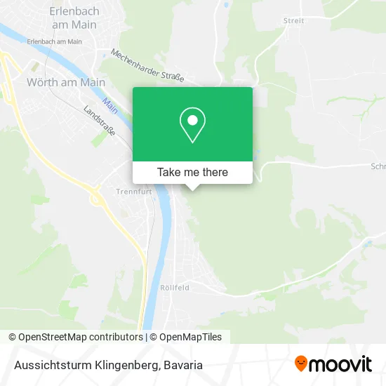 Карта Aussichtsturm Klingenberg
