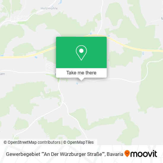 Карта Gewerbegebiet ""An Der Würzburger Straße""