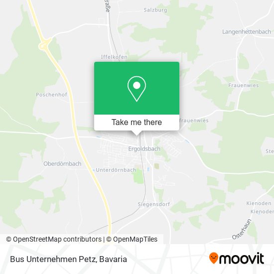 Карта Bus Unternehmen Petz