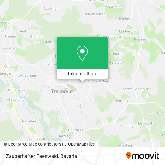 Карта Zauberhafter Feenwald