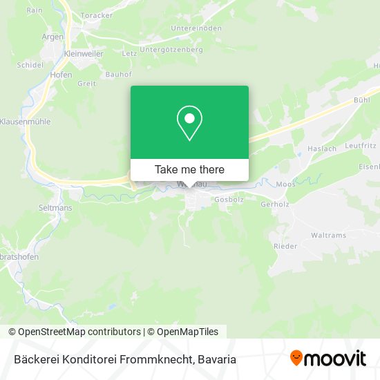 Bäckerei Konditorei Frommknecht map