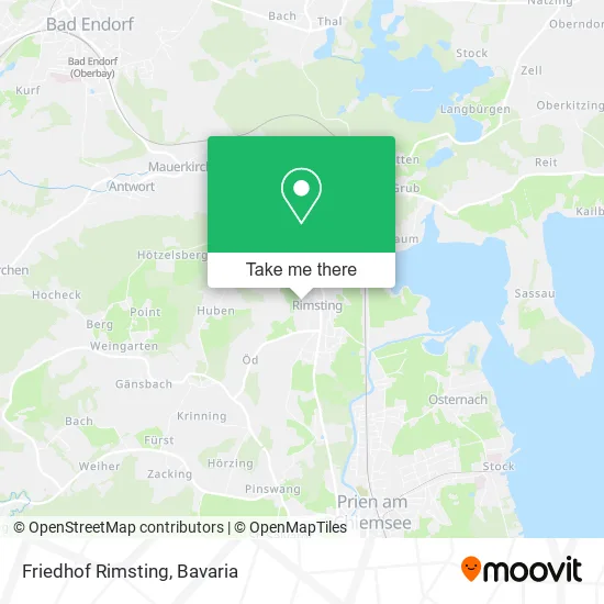Карта Friedhof Rimsting