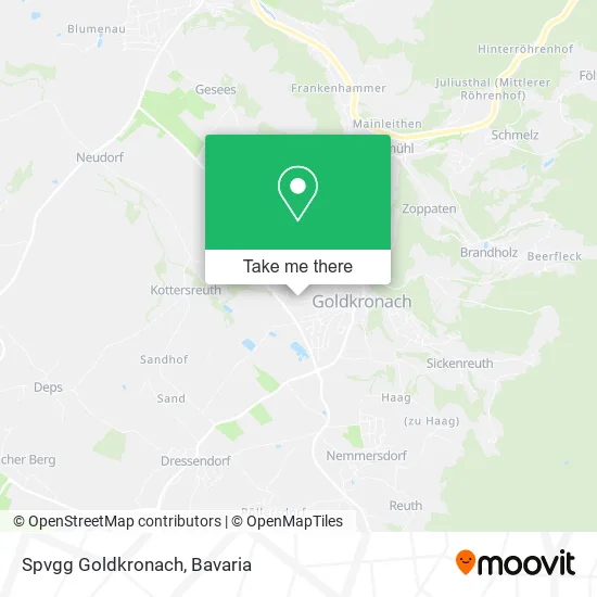 Карта Spvgg Goldkronach