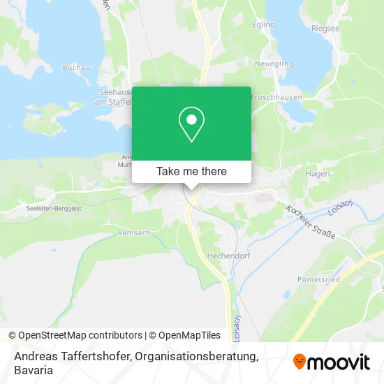 Карта Andreas Taffertshofer, Organisationsberatung