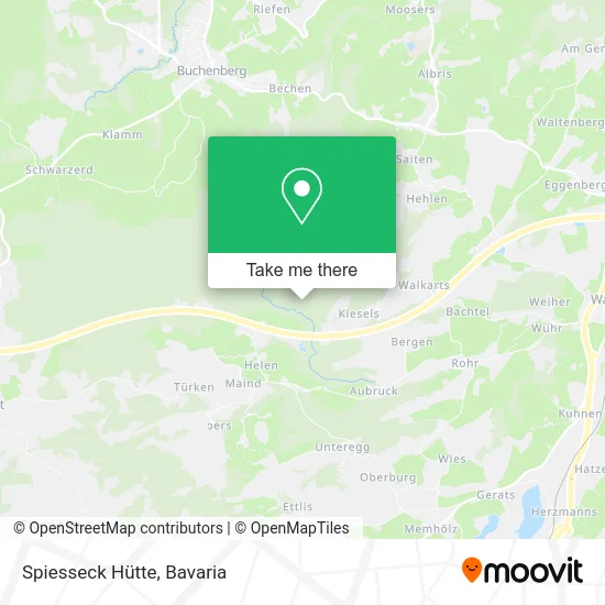 Карта Spiesseck Hütte