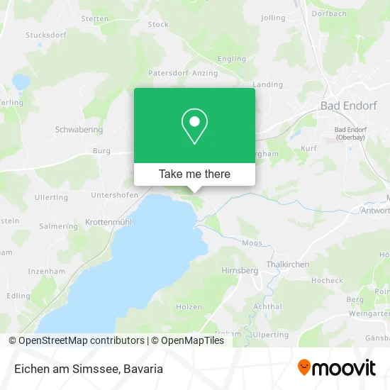 Карта Eichen am Simssee