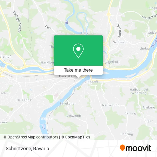 Карта Schnittzone