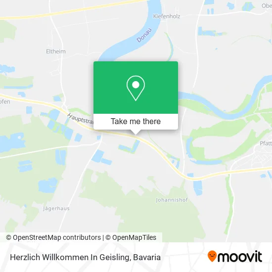 Карта Herzlich Willkommen In Geisling