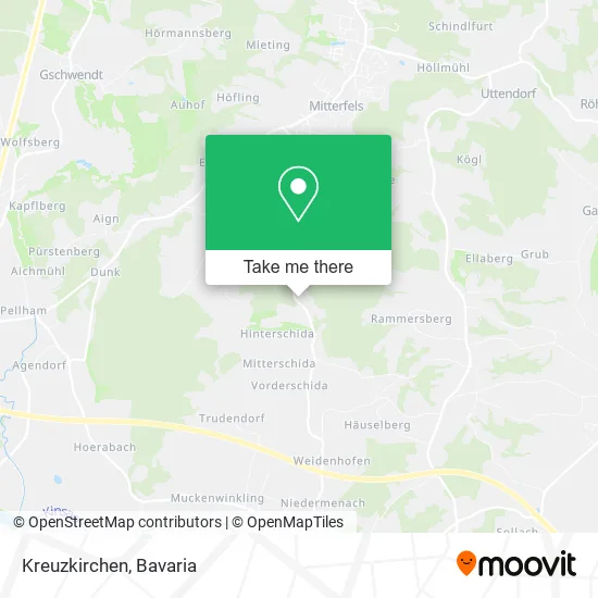 Карта Kreuzkirchen