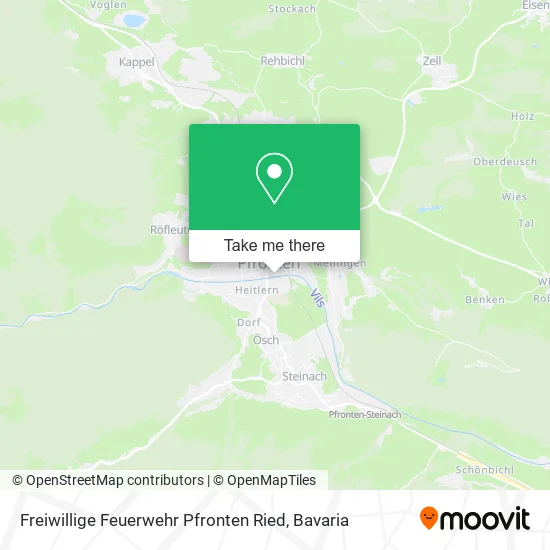 Карта Freiwillige Feuerwehr Pfronten Ried