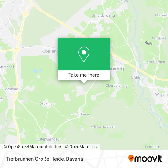 Карта Tiefbrunnen Große Heide