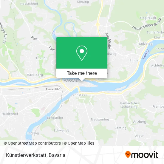 Карта Künstlerwerkstatt