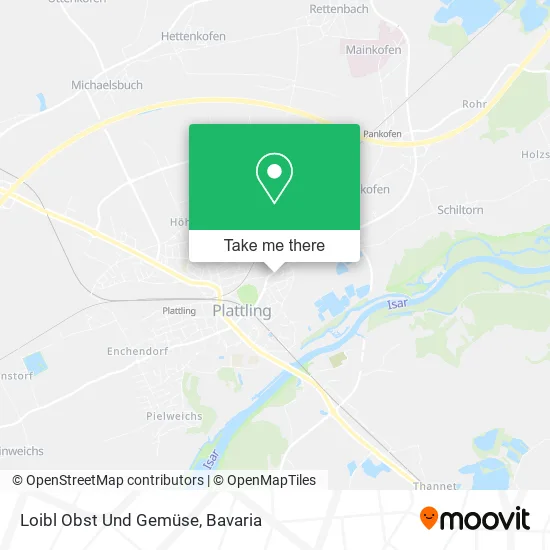 Карта Loibl Obst Und Gemüse