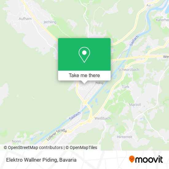 Elektro Wallner Piding map