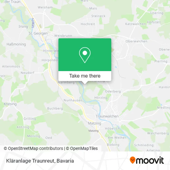 Карта Kläranlage Traunreut
