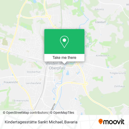 Карта Kindertagesstätte Sankt Michael