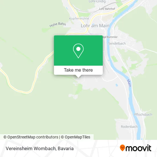 Карта Vereinsheim Wombach