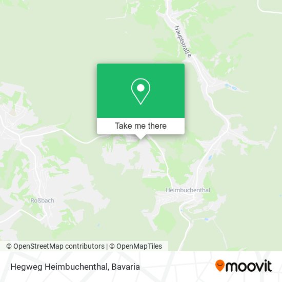 Hegweg Heimbuchenthal map