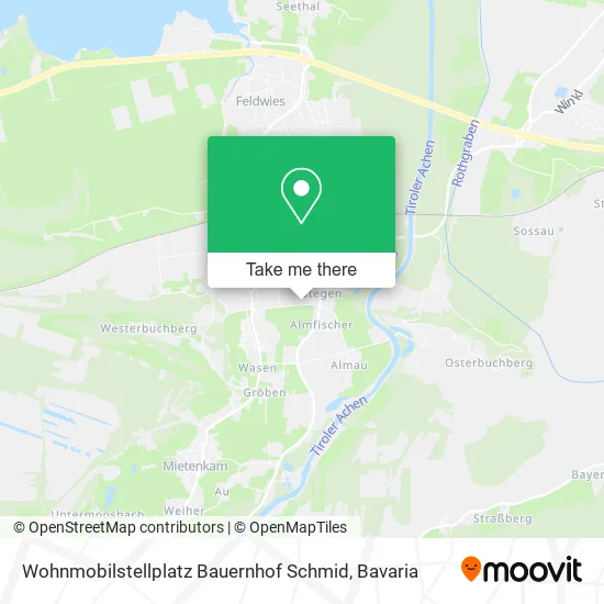 Карта Wohnmobilstellplatz Bauernhof Schmid
