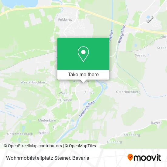 Карта Wohnmobilstellplatz Steiner