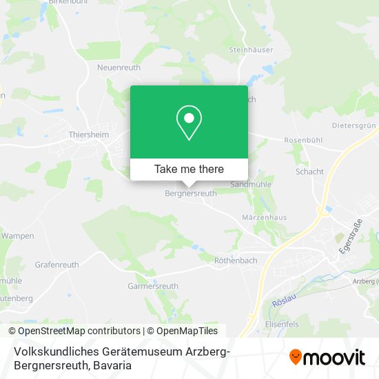 Volkskundliches Gerätemuseum Arzberg-Bergnersreuth map