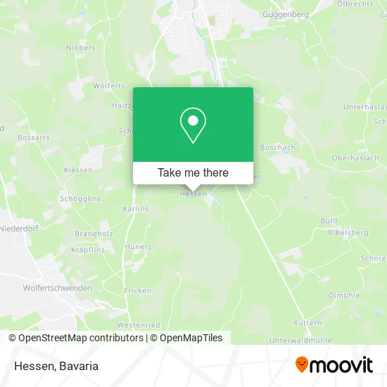 Карта Hessen