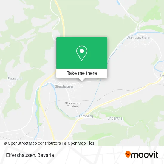 Карта Elfershausen