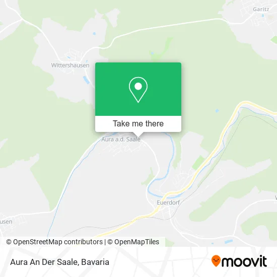 Карта Aura An Der Saale