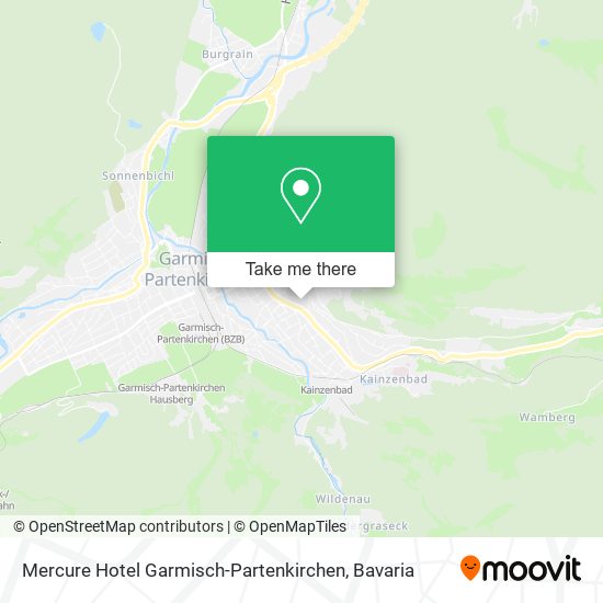 Карта Mercure Hotel Garmisch-Partenkirchen