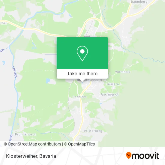 Карта Klosterweiher