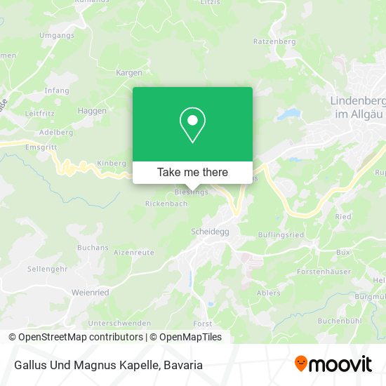 Gallus Und Magnus Kapelle map