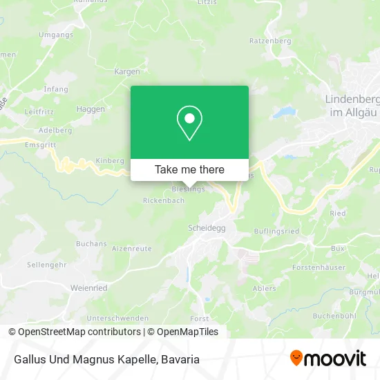 Карта Gallus Und Magnus Kapelle