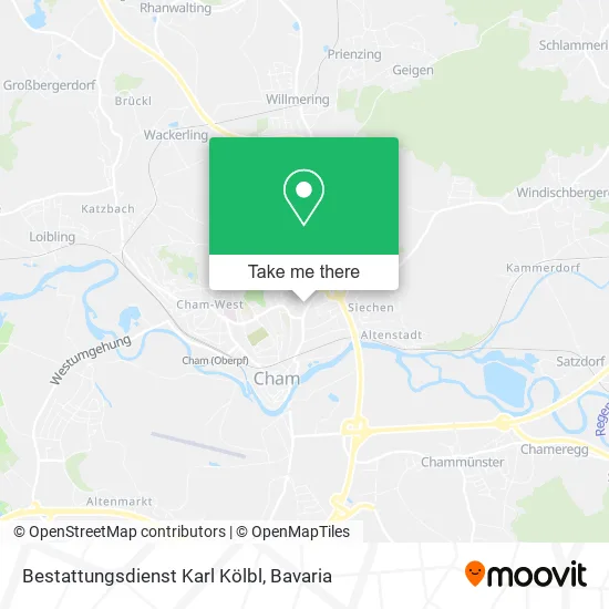 Карта Bestattungsdienst Karl Kölbl