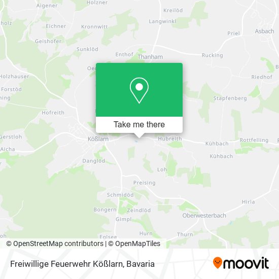 Freiwillige Feuerwehr Kößlarn map